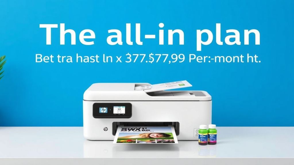 HP打印服务全解析：月付12.99美元到底值不值？